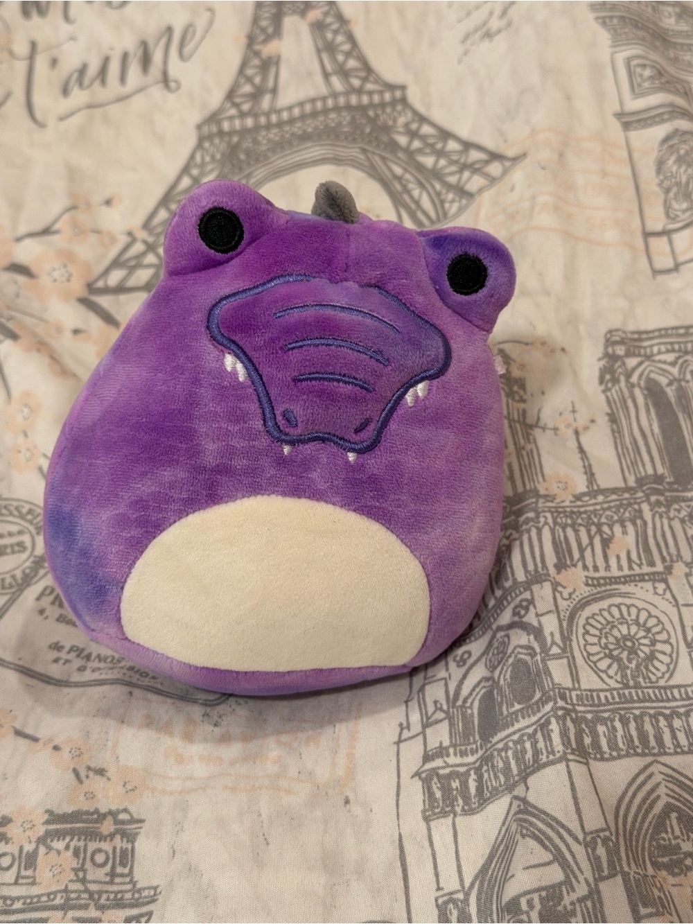 Squishmallows Purple & Cream Gator
